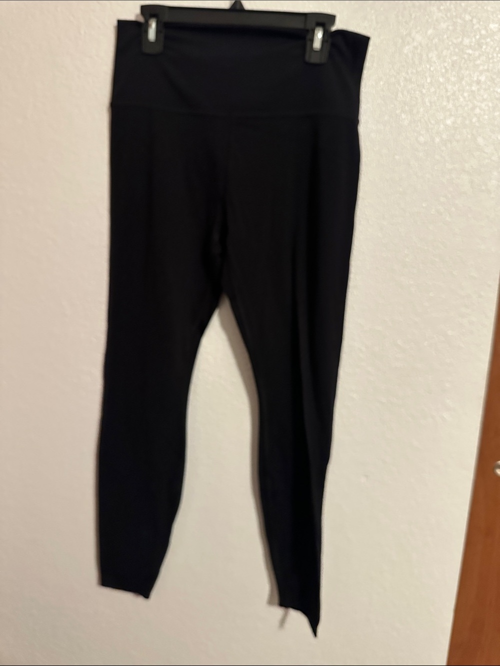 All in motion Black Active Leggings with Subtle Matte Logo